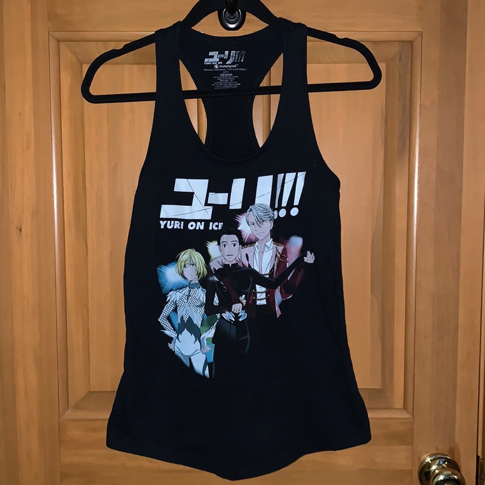 Hot Topic, Yuri on Ice graphic tank, size M